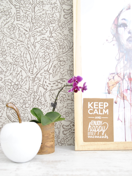 Papier peint : Au fil des couleurs habille les murs de mon bureau