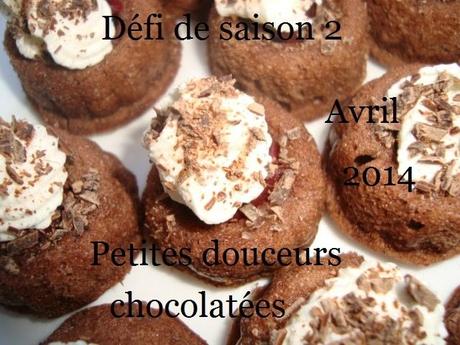 Défi de saison #2 : Petites douceurs chocolatées ( piège : forme, couleur, Pâques )