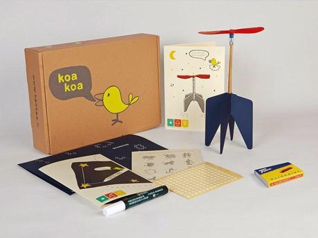 Koa Koa, une box mélant créativité et pédagogie pour les enfants de 5 à 10 ans, conçue par des designers !