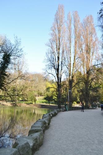 chaumont, buttes, parc, paris, park