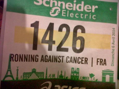 Ronning Against Cancer (Breast Cancer)’s next race “Marathon de Paris”  on Sunday , April 6th 2014 to support Institut Curie !!! Go go go to Schneider Electric Paris Marathon 2014…Great motivation and wellness with good feelings!!! (D day– 14h)...