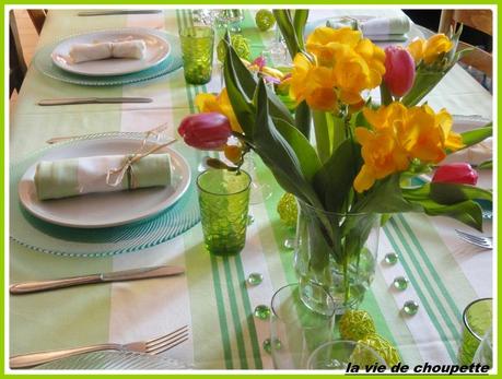 table printanière tulipes-9