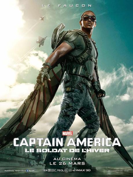 Affiche Captain America 2 - Falcon