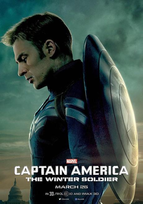 Affiche US Captain America 2 - Steeve Roger