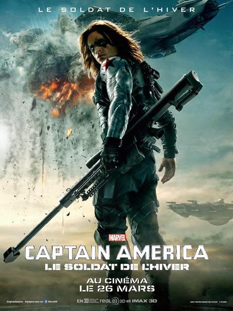 Affiche Captain America 2 - Le Soldat de l'Hiver