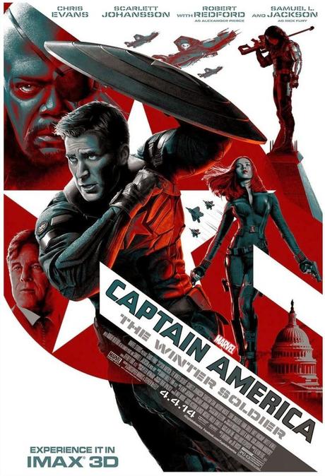 Affiche alternative US Captain America: The Winter Soldier