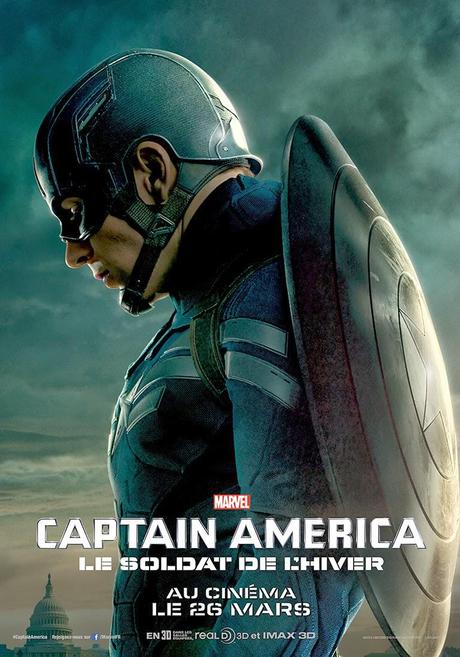 Affiche FR Captain America 2 - Steeve Roger