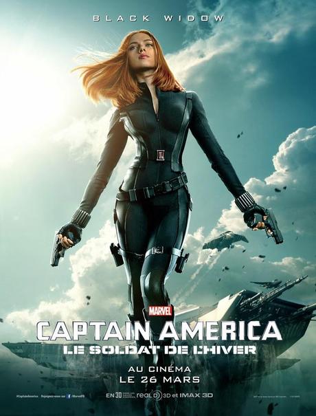 Affiche Captain America 2 - Black Widow