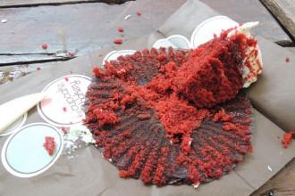 Red velvet cupcake sans gluten - The cupcake backery, Sydney