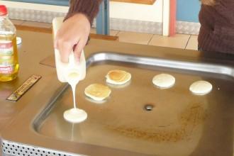 pancakes sans gluten au BBQ - Mix Basco