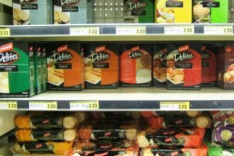 Rayon chips Delites au supermarché