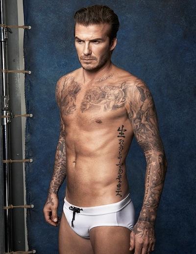 David Beckham fait dans les maillots de Bain avec H&M