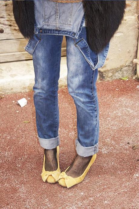 maje sandro khaan anniel 5 Pochette pailletée et (fausse) fourrure