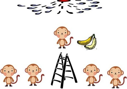 Expérience des singes et de l'échelle