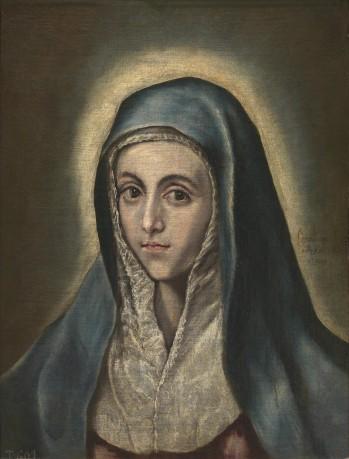 El Greco La Vierge Marie c.1597