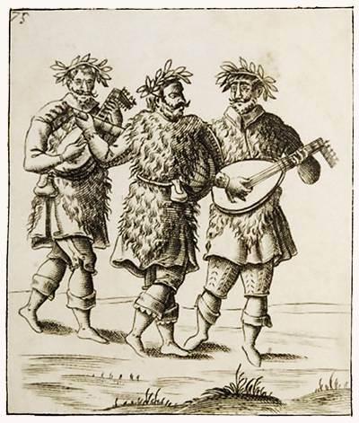Pietro Bertelli : Musique jouée par des masques au Carnaval de Venise - 1642