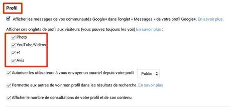 Capture d’écran 2014 04 11 à 09.42.06 Google+: Comment masquer les onglets photo et vidéos sur les pages et profils