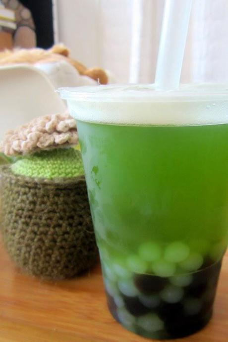 Thé vert et Tapioca...!