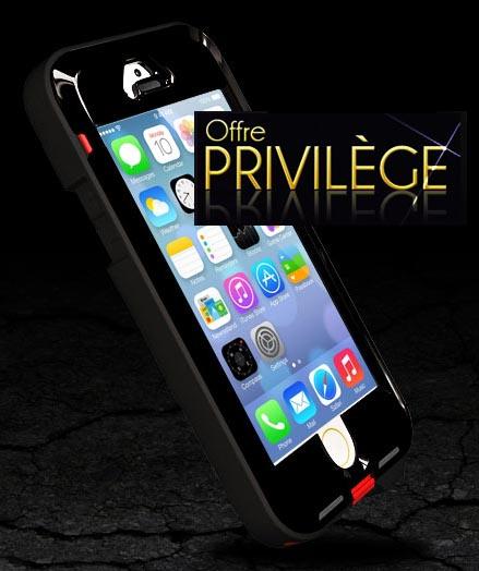 Offre privilège : -40% sur la coque de protection anti-choc pour iPhone 5/5S