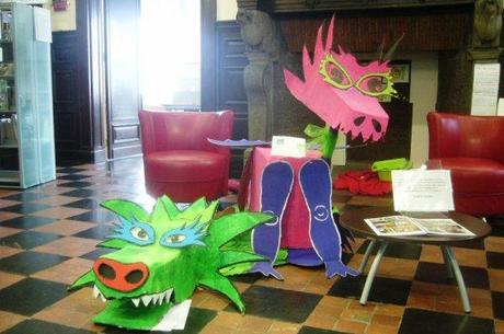 Les dragons de la médiathèque de Lomme