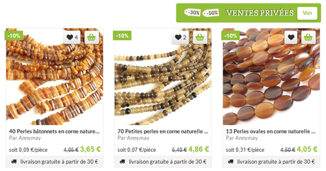 Vente privée sur les perles naturelles jusqu'au lundi 14 avril
