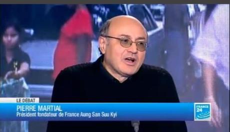 VIDEO - Pierre MARTIAL sur France 24 pour l'état des lieux du développement économique et démocratique de la Birmanie et l'action d'Aung San Suu Kyi
