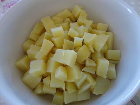 Salade de pommes de terre aux câpres.