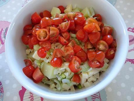 Salade de pommes de terre aux câpres.