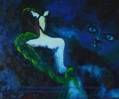 Une épaule sous la lune