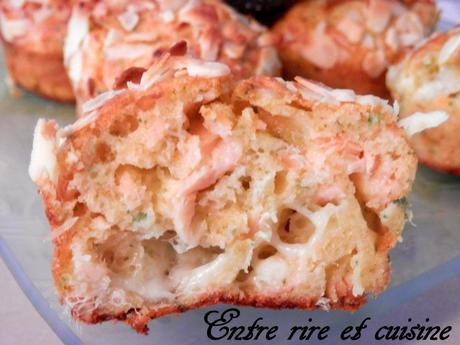 Muffins au Saumon fumé, Persillade et Mozzarella + Mises à l'honneur