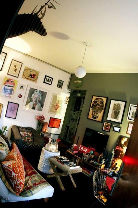 appartement éclectique vintage coloré
