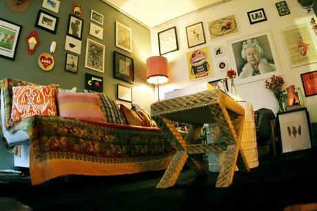 appartement éclectique vintage coloré