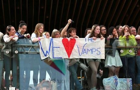 The Vamps : les photos de leur showcase à Londres !