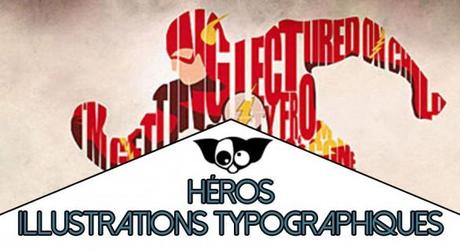 Typographiques illustrations de Héros