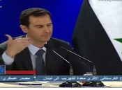 VIDÉO. Journal Syrie 14/4/2014. président al-Assad apparaît télévision