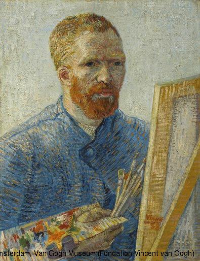 Vincent Van Gogh - Portrait de l'artiste au chevalet