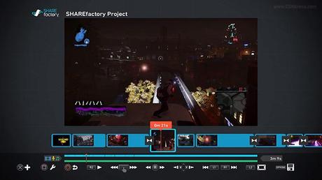 sharefactory Update 1.7 PS4 : Préchargement des jeux et édition des captures vidéo