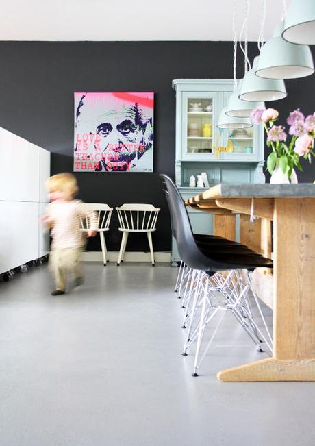 Vivre avec Einstein - une maison hollandaise colorée