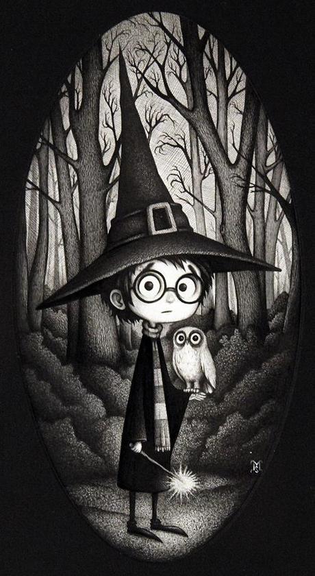 Harry-potter-top-50-illustrations-mogwaii-Seb Mesnard