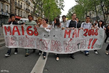 Manifestation du 15 mai des fonctionnaires et lycéens.