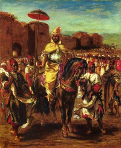 Portrait du sultan du Maroc - Tableau 1963 - Eugène Delacroix