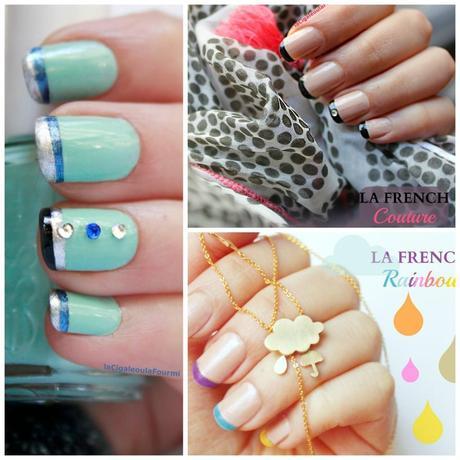 french manucure, nail art, vernis