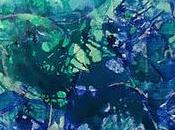 Abstraction bleue peintures Ghislaine Segal Vignoble Arnaud Saint-Maximin