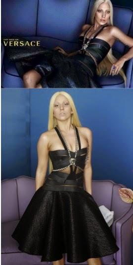 Lady Gaga X Versace - Stop au Photoshop !