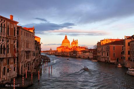 Le Grand Canal de Venise avant l'orage