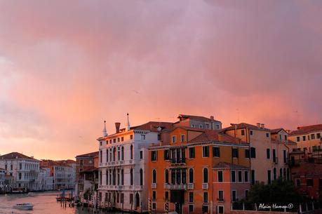 Le Grand Canal de Venise avant l'orage