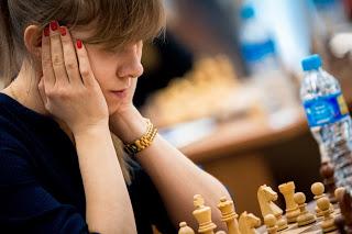 Echecs : la joueuse russe Olga Girya l'emporte ronde 10 face à Tatiana Kosintseva - Photo Nikolay Bochkarev