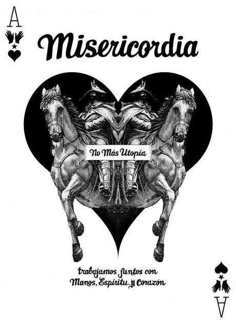 Graphic Misericordia Card Game Misericordia tee-shirt line of summer 2014