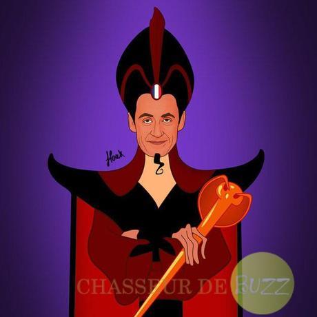 Les politiciens à Disney!! Nicolas Sarkozy en Jafar