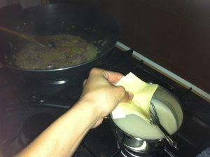 Blésotto à la crème de curry